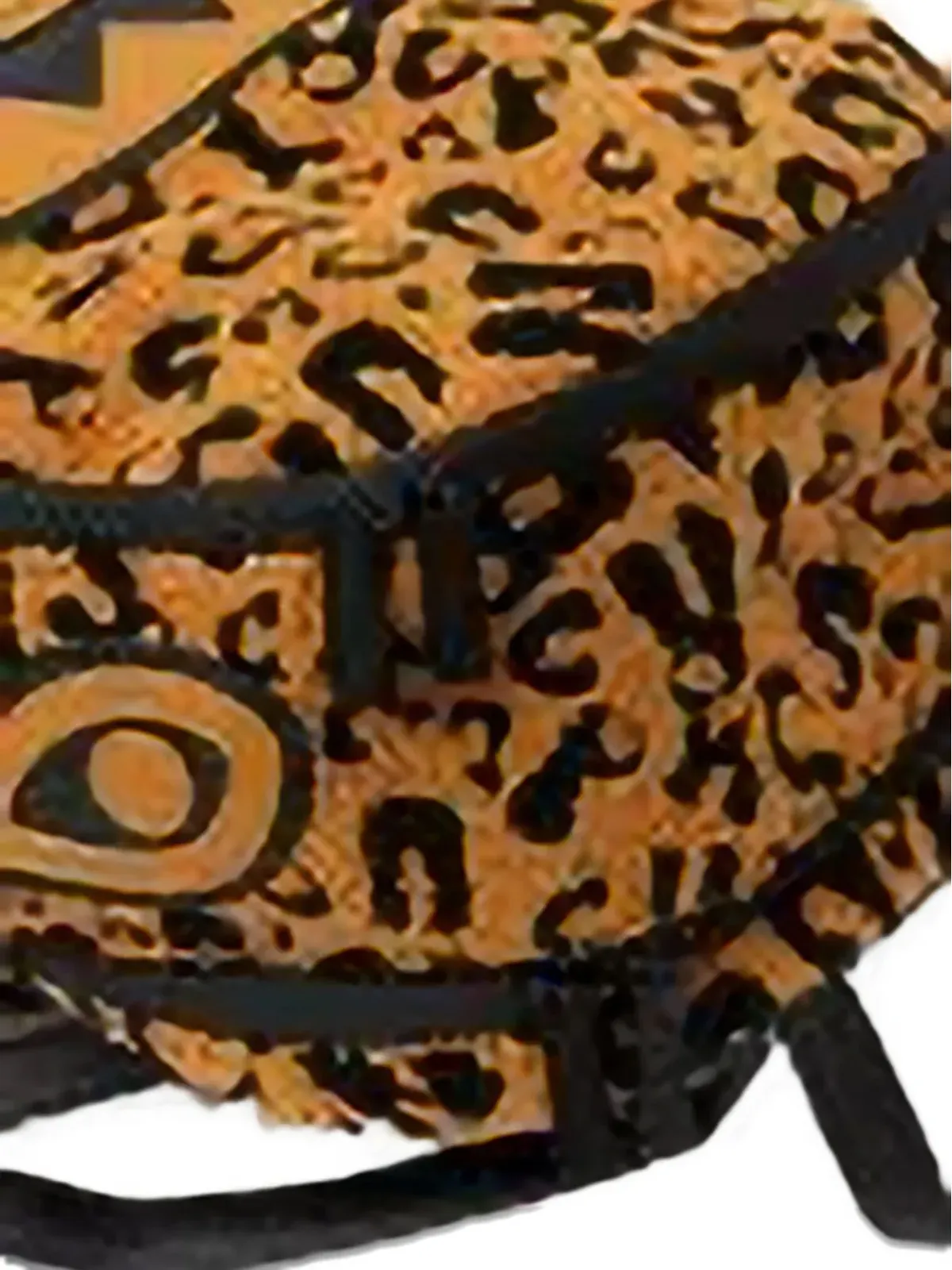 Sprayground ヒョウ柄バックパック ブラウン - 画像3