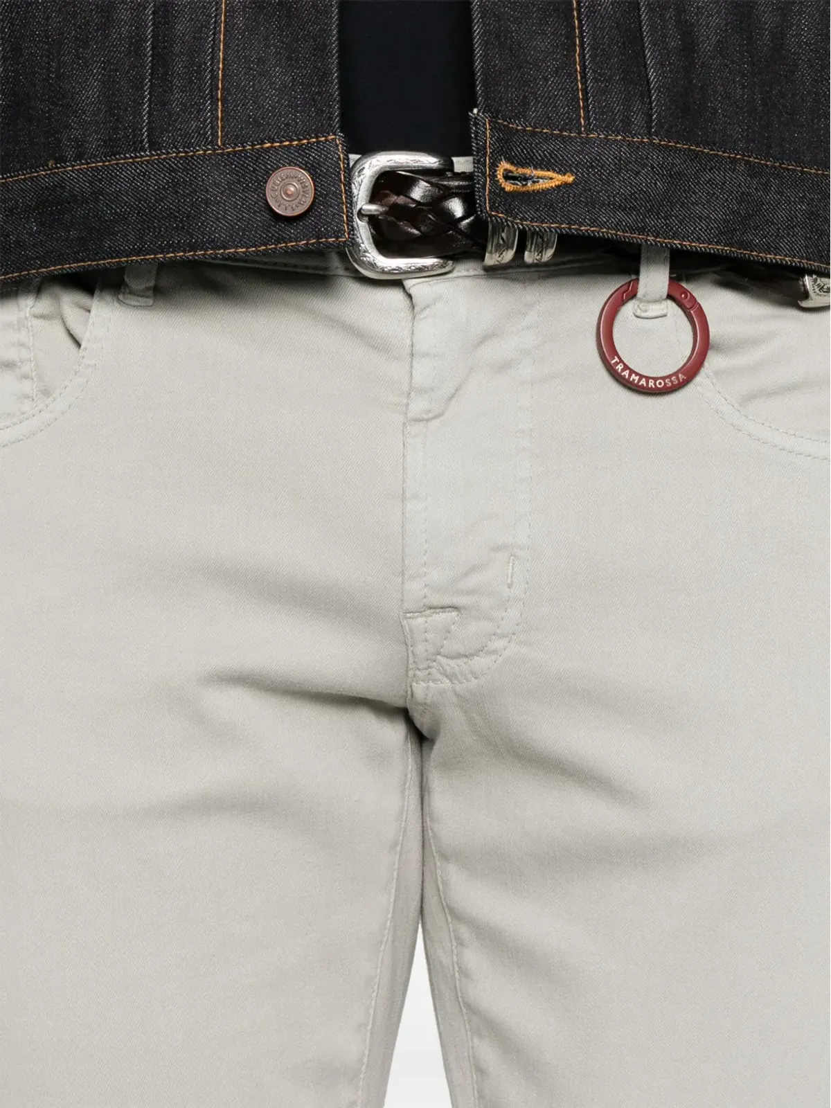Sartoria Tramarossa ロゴパッチパンツ - 画像5