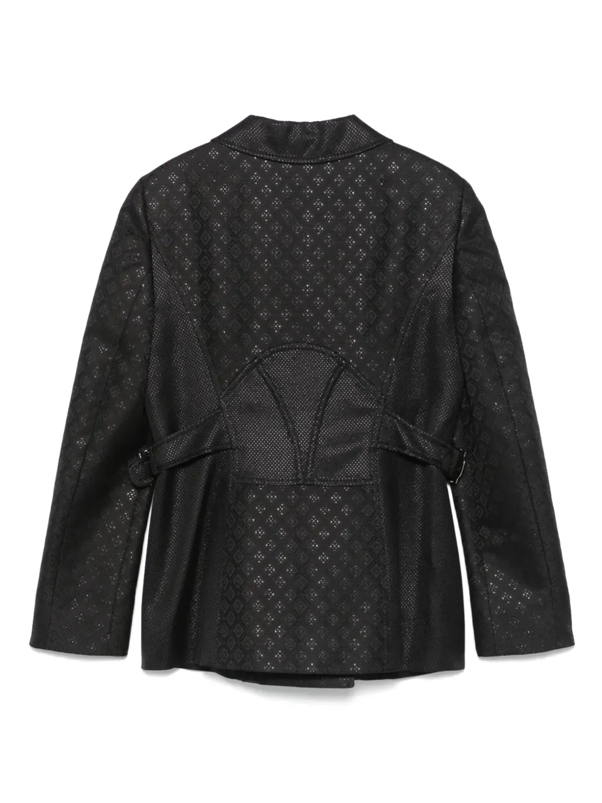 ビンテージ Gucci 2000年代のジャカードジャケット - ブラック - 画像2