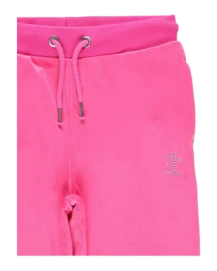 Juicy Couture Kids ロゴ入りトラックパンツ ピンク - サムネイル3