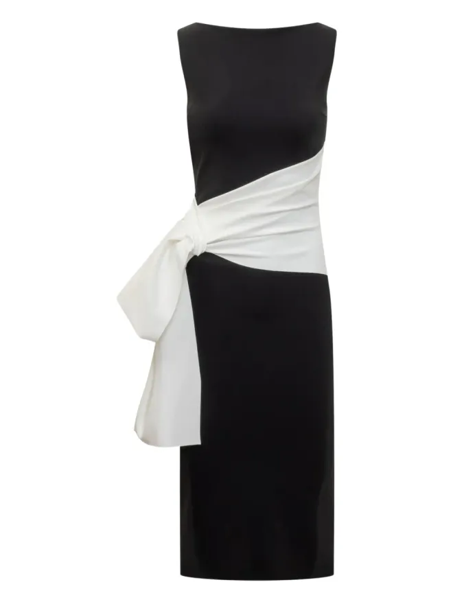 CHIARA BONI La Petite Robe CHIARA BONI La Petite Robe タイファスニング ミディドレス - ブラックの商品画像