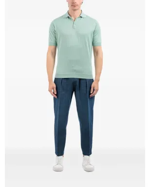 Filippo De Laurentiis パイプドポロシャツ - サムネイル2