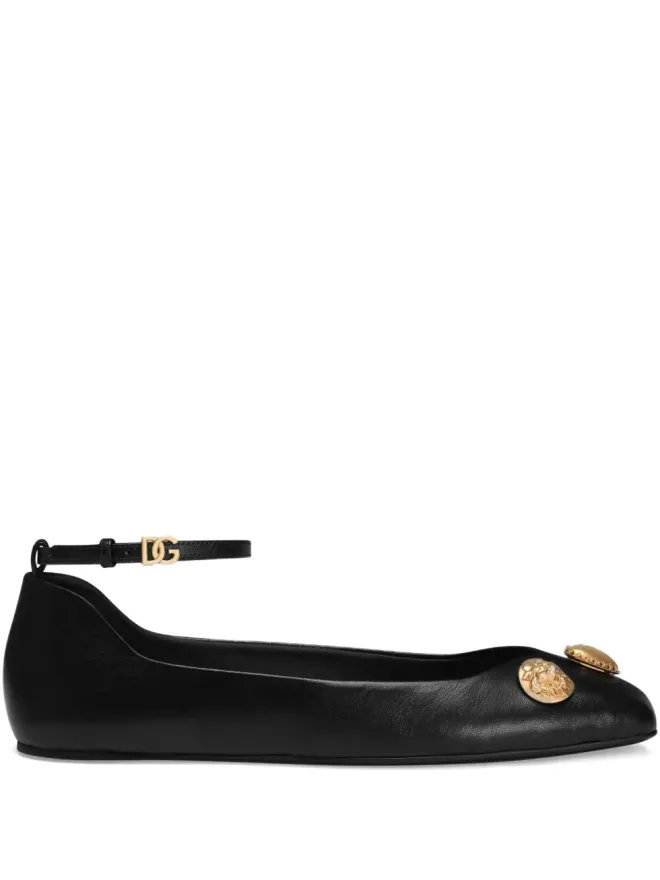 Dolce & Gabbana Dolce & Gabbana エンベリッシュド バレエフラットの商品画像
