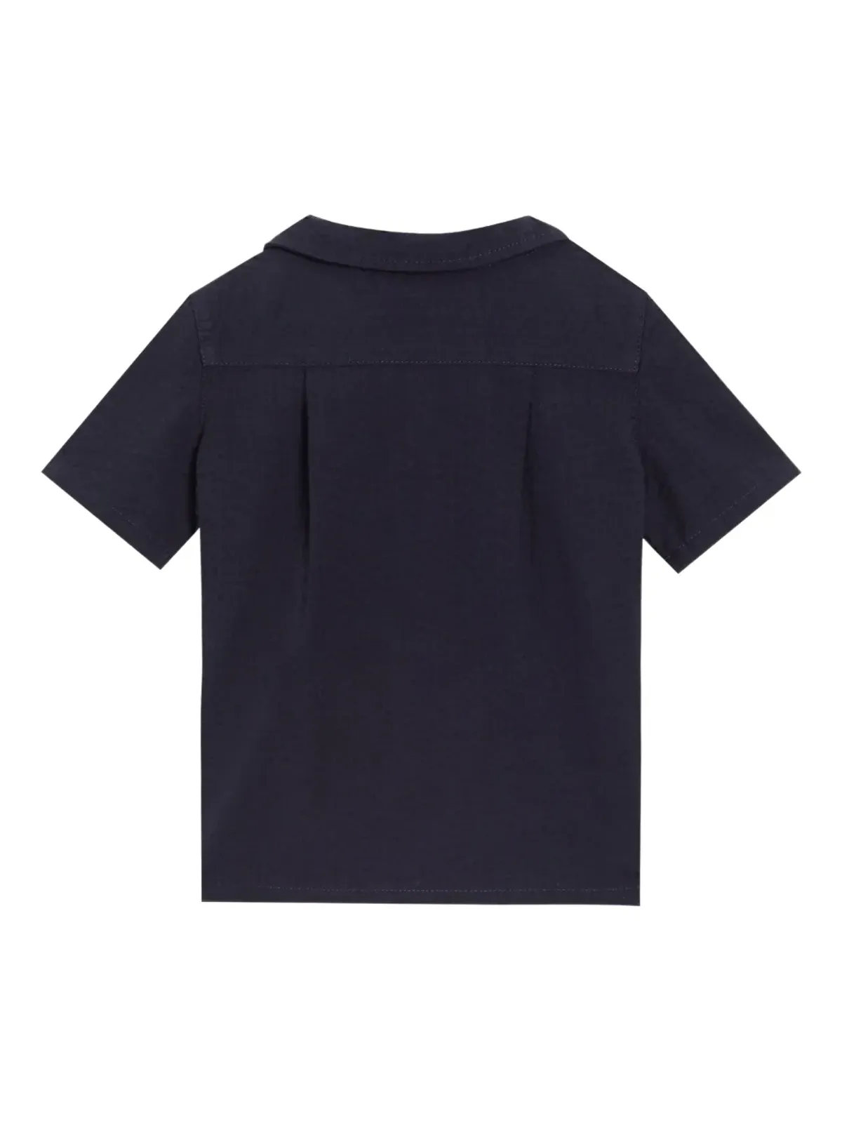 Dolce & Gabbana Kids 刺繍ロゴ入り 半袖シャツ ブルー - 画像2