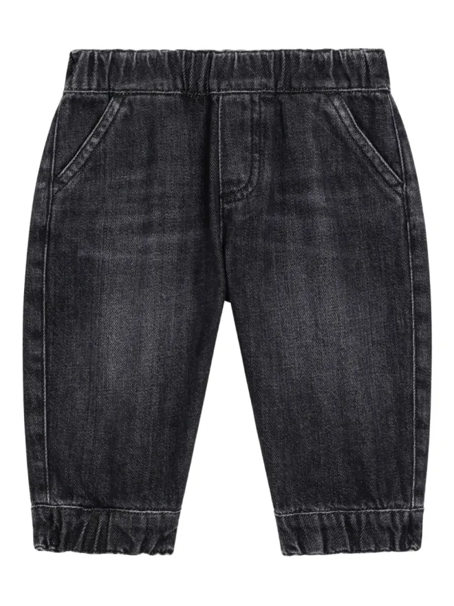 Dolce & Gabbana Kids Dolce & Gabbana Kids ウエストゴム入りデニムパンツの商品画像