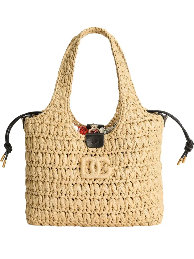 Dolce & Gabbana Dolce & Gabbana ウェーブンラフィア トートバッグの商品画像