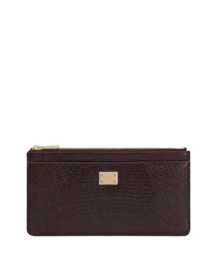 Dolce & Gabbana ジップトップ レザー カードホルダー - サムネイル1