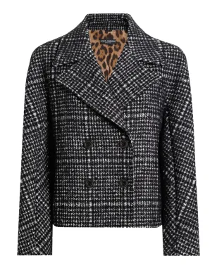 Dolce & Gabbana チェック柄ダブルブレストジャケット - グレー - サムネイル1