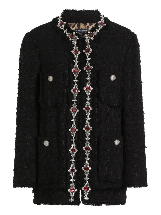 Dolce & Gabbana Dolce & Gabbana DNAクリスタル装飾ジャケットの商品画像