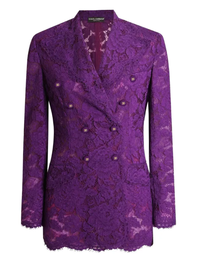 Dolce & Gabbana Dolce & Gabbana DNAレースディテール ブレザーの商品画像
