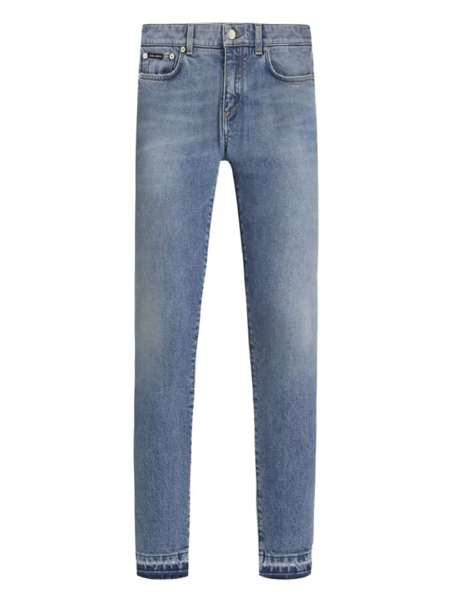 Dolce & Gabbana Dolce & Gabbana フレイドヘムジーンズ - Blueの商品画像