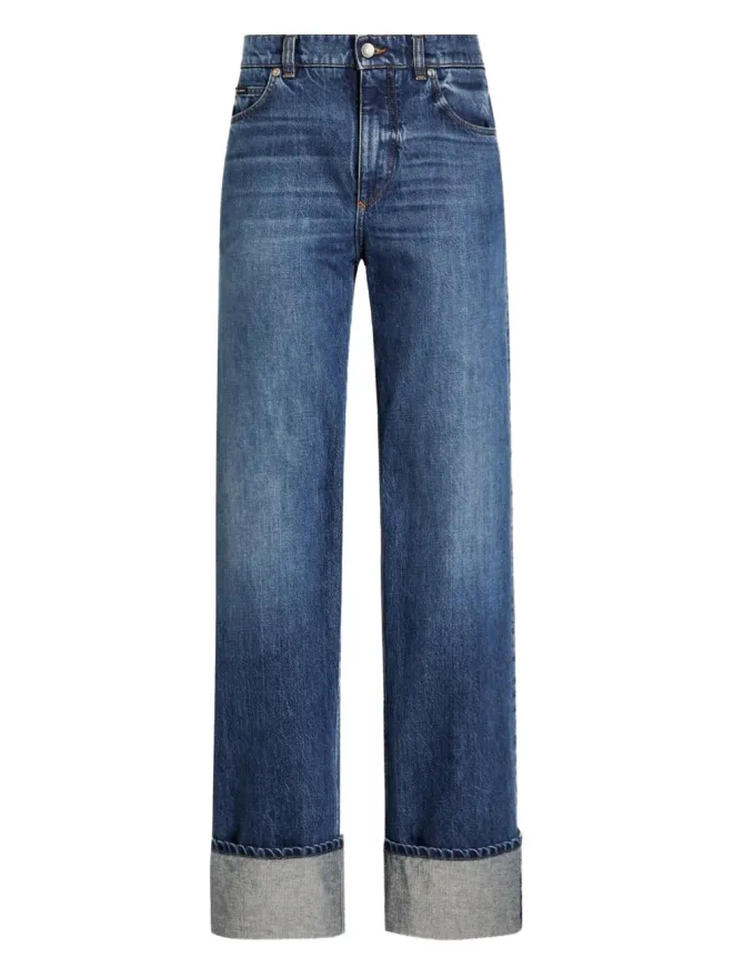 Dolce & Gabbana Dolce & Gabbana ターンアップカフスジーンズの商品画像