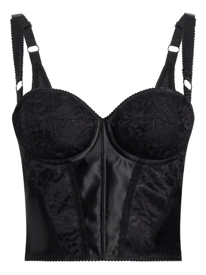 Dolce & Gabbana Dolce & Gabbana レース装飾コルセットトップの商品画像