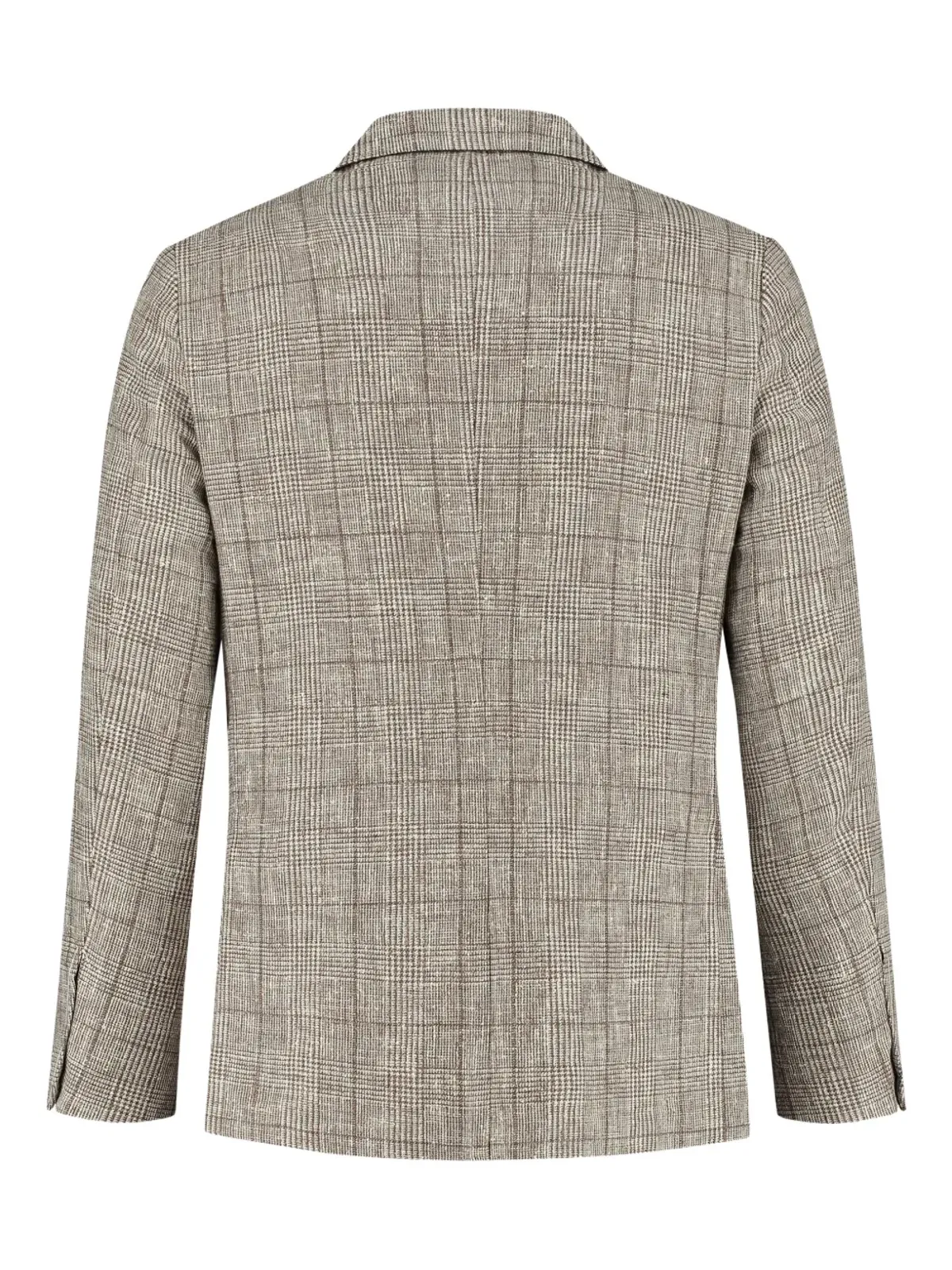 Luigi Borrelli Prince of Wales check blazer - Neutrals - 画像2