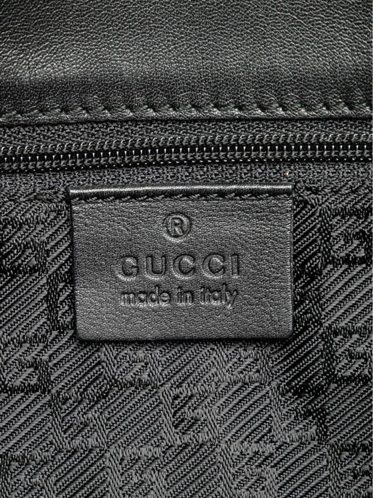 ビンテージ Gucci 20世紀風 キルテッドレザー トートバッグ ブラック - 画像5