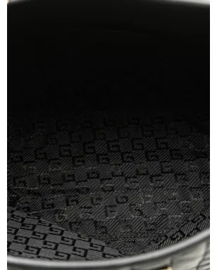 ビンテージ Gucci 20世紀風 キルテッドレザー トートバッグ ブラック - サムネイル4