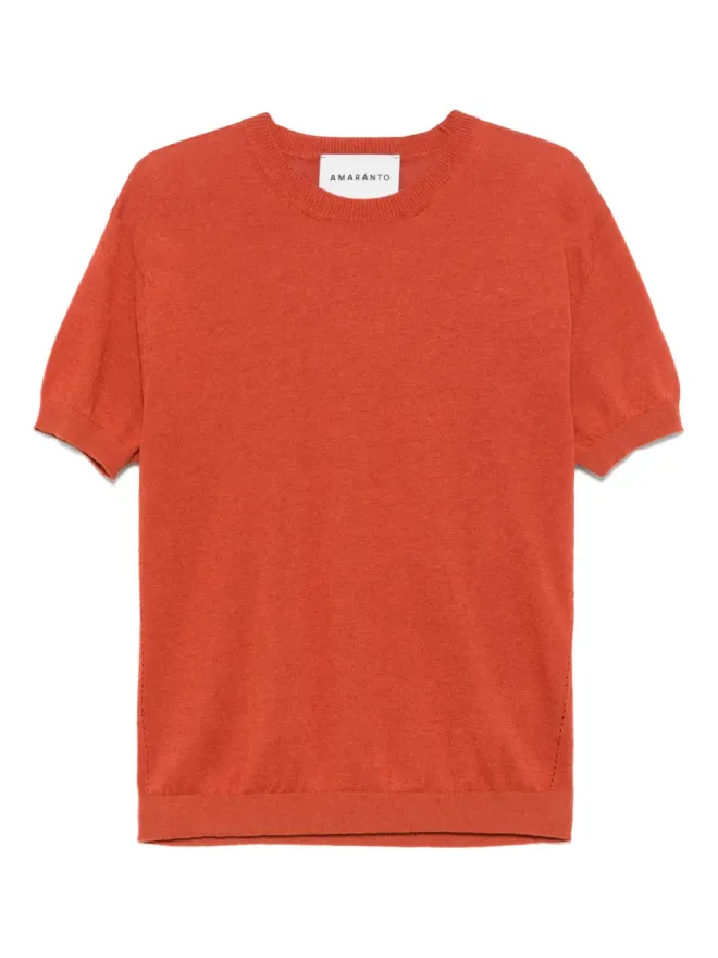 AMARÁNTO AMARÁNTO ファインニットTシャツの商品画像