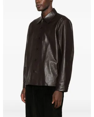 OUR LEGACY レザーオーバーシャツ - サムネイル3