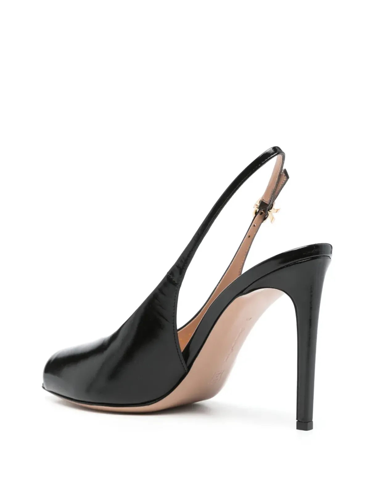 Gianvito Rossi レザーサンダル - ブラック - 画像3