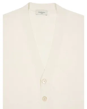 Piacenza Cashmere ボタン留めVネックカーディガン - サムネイル3