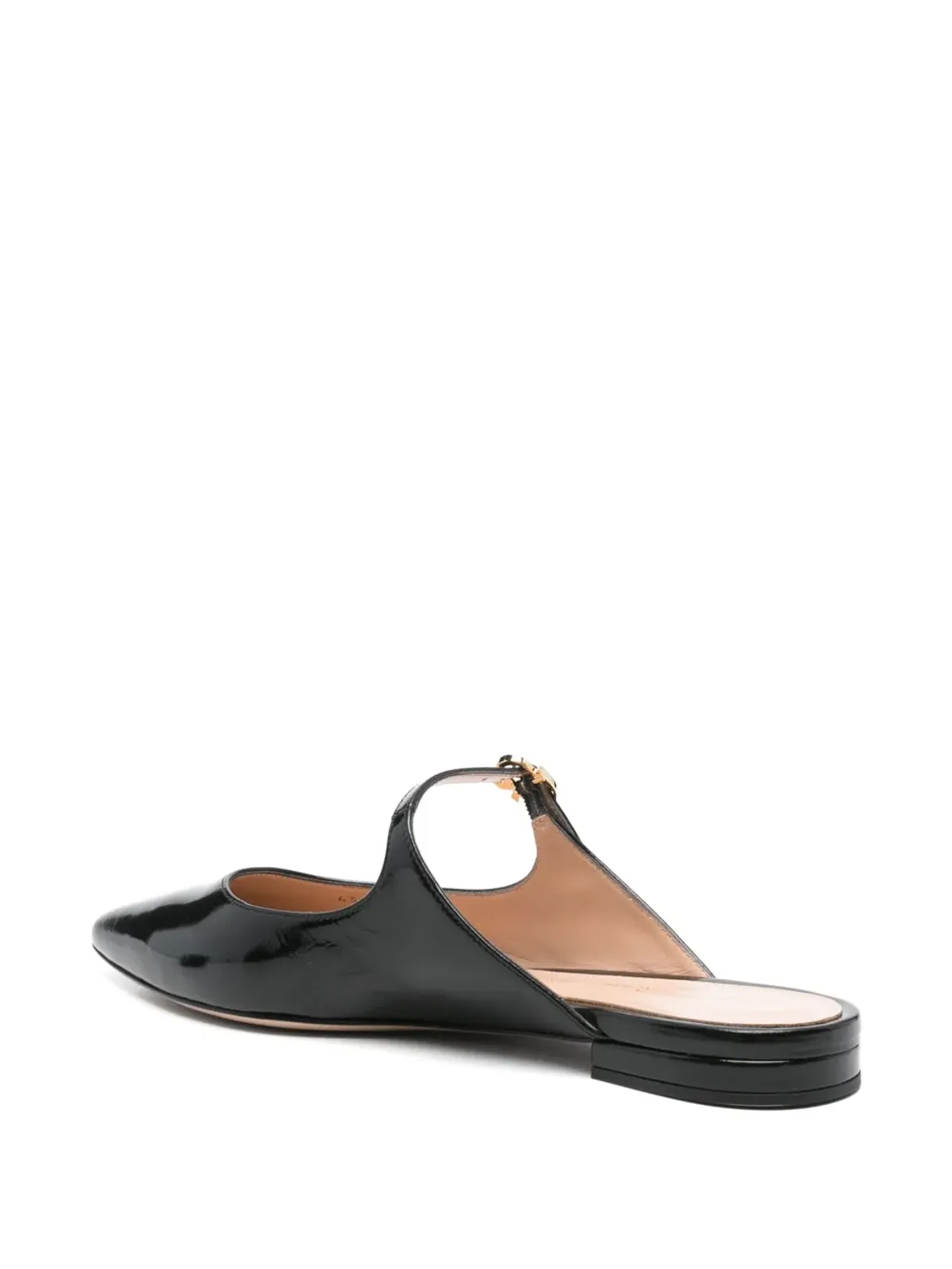 Gianvito Rossi パテントレザー ミュール - ブラック - 画像3
