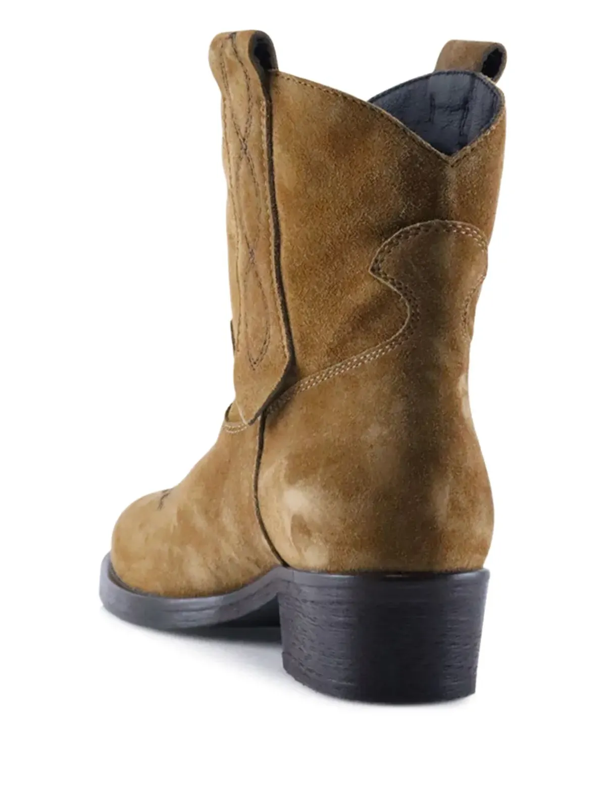 Notabene Anne suede Western ankle boots - Brown - 画像3