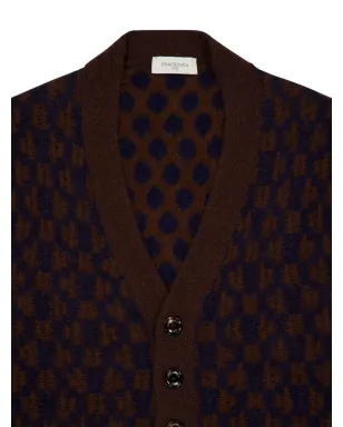 Piacenza Cashmere ボタンアップVネック カシミヤカーディガン - サムネイル3
