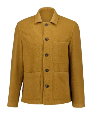 Piacenza Cashmere ボタンアップ カシミヤ シャツジャケット - Brown - サムネイル1