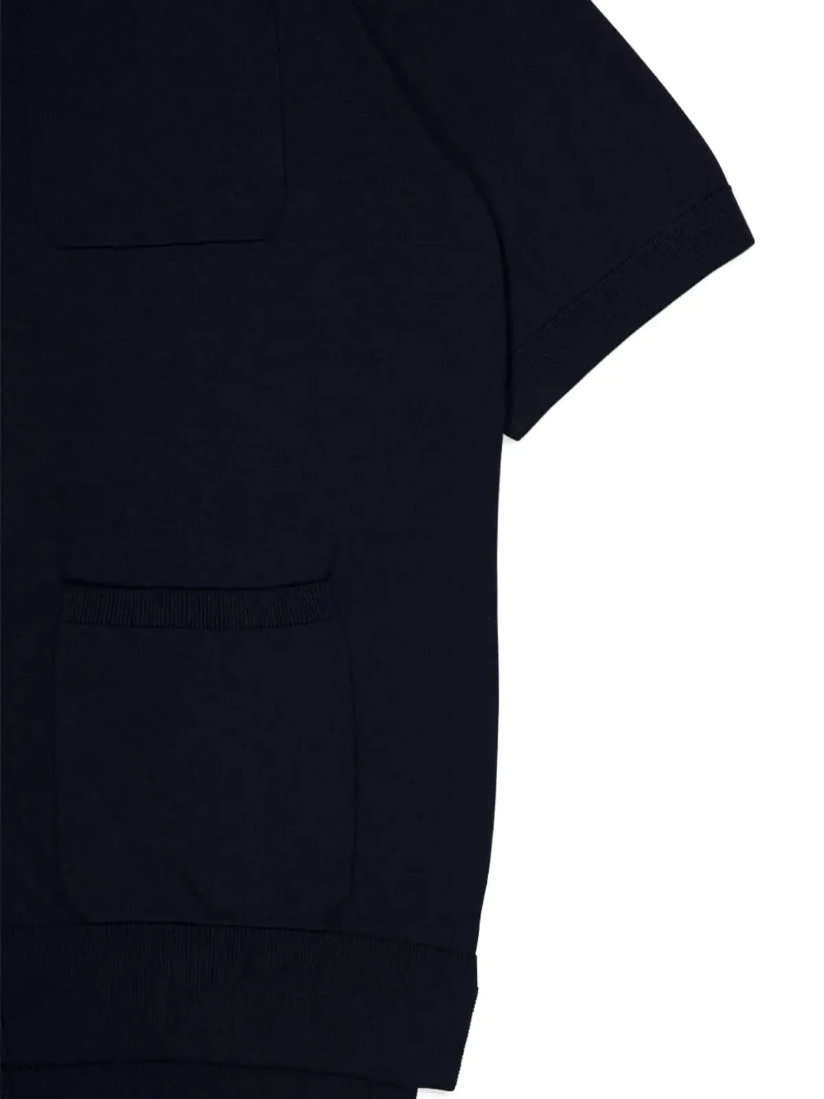 Piacenza Cashmere パッチポケット付きショートスリーブシャツ - 画像4