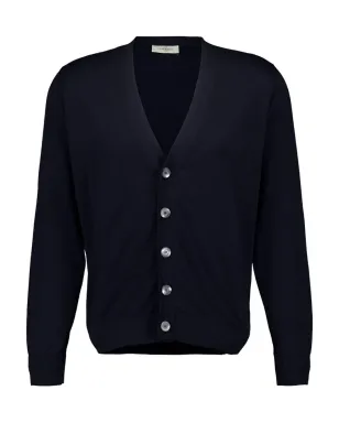 Piacenza Cashmere Vネック コットンカーディガン - サムネイル1