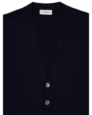 Piacenza Cashmere Vネック コットンカーディガン - サムネイル3