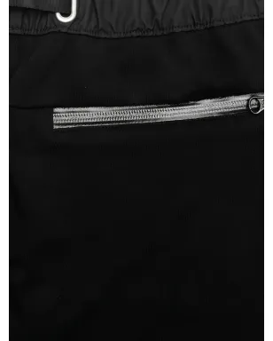 John Elliott バックル留めパネルショーツ（ブラック） - サムネイル4