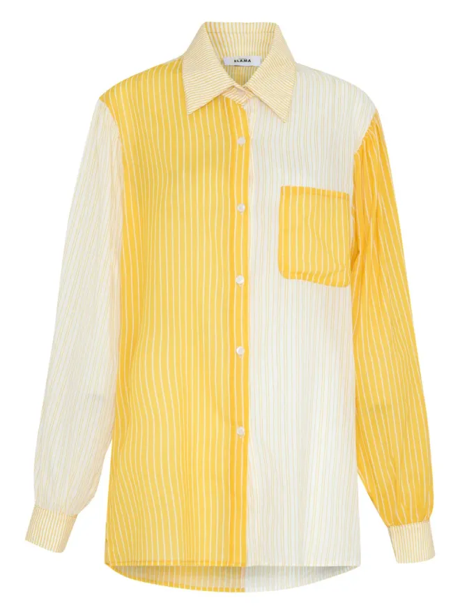 Amir Slama Amir Slama ロングスリーブシャツ イエローの商品画像