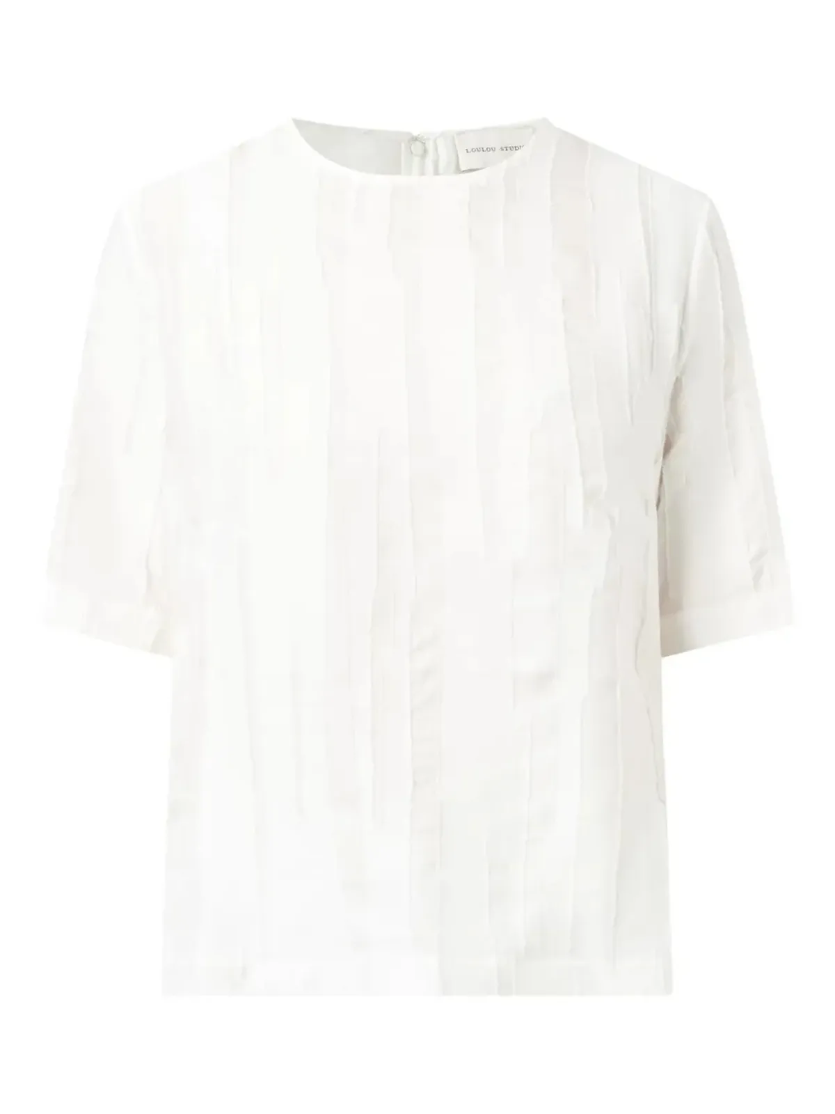 LouLou de Saison トバ ジャージー Tシャツ - White - 画像1