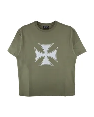 THUG CLUB チョッパーアイコンTシャツ グリーン - サムネイル1