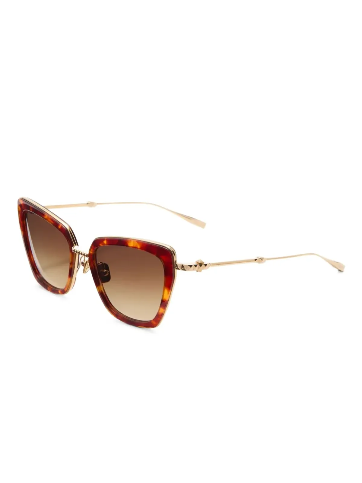 VALENTINO GARAVANI EYEWEAR VLS165 B chain sunglasses - Brown - 画像3