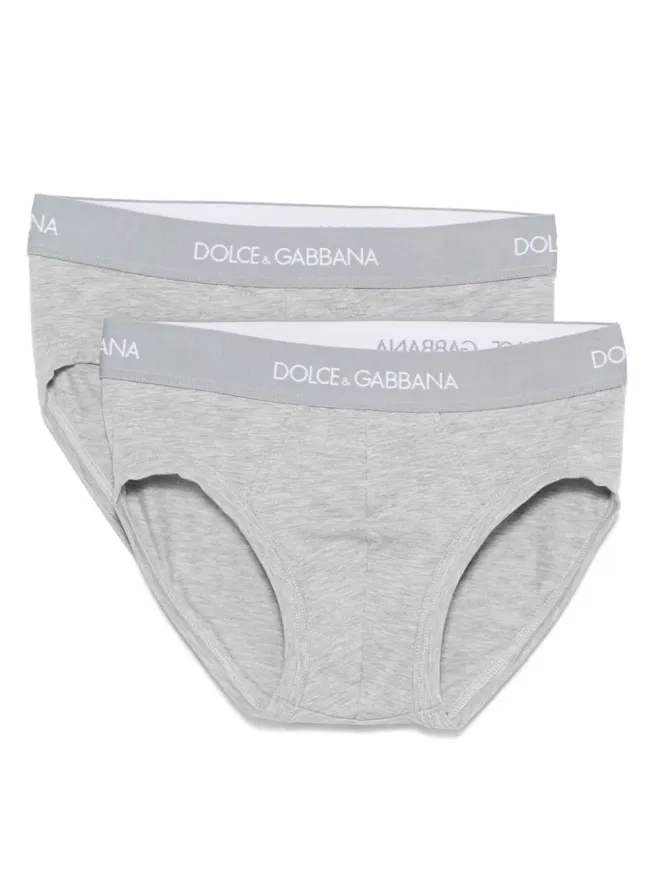 Dolce & Gabbana Kids Dolce & Gabbana Kids ロゴ入りウエストバンド ブリーフの商品画像