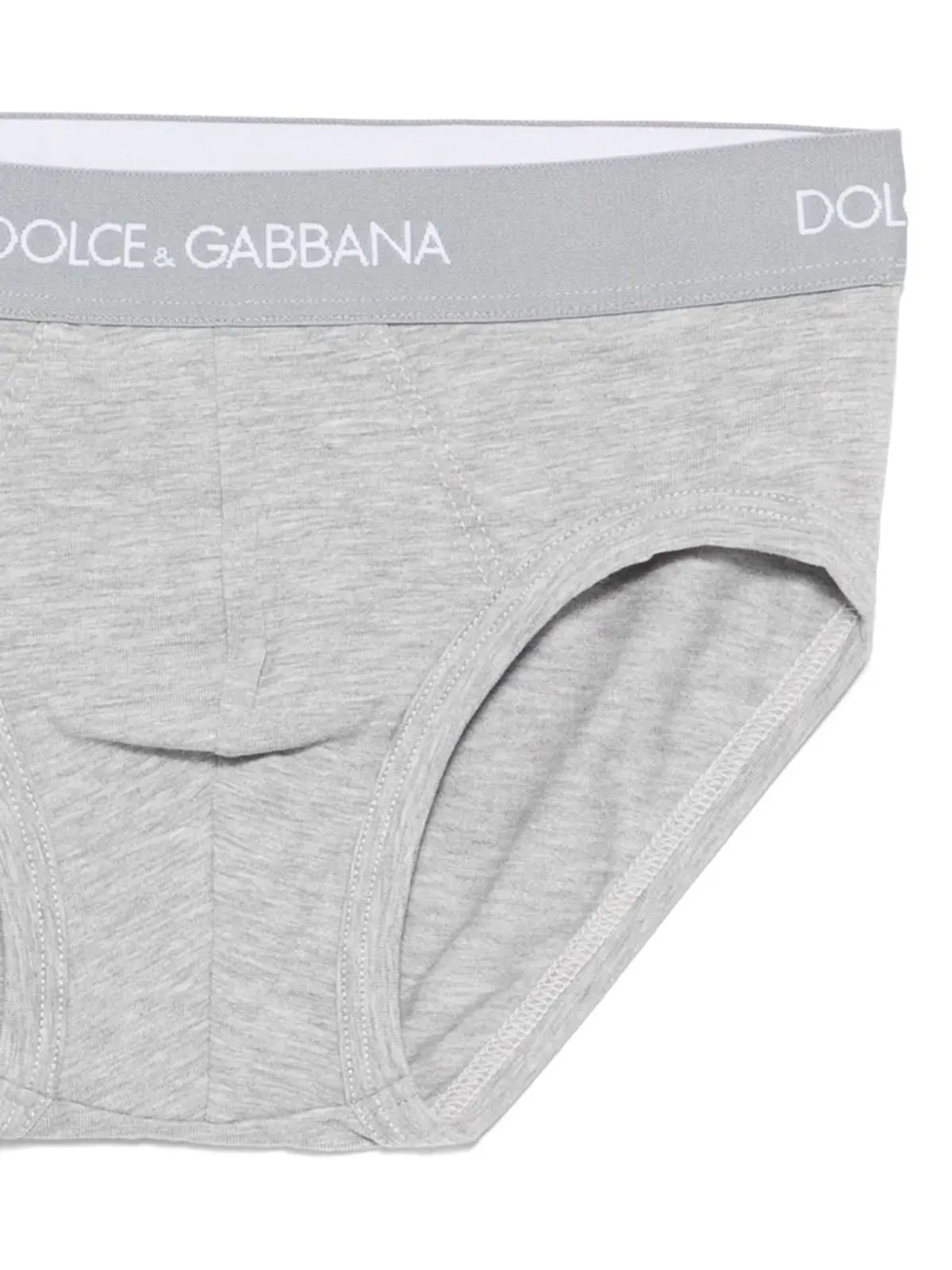 Dolce & Gabbana Kids ロゴ入りウエストバンド ブリーフ - 画像2