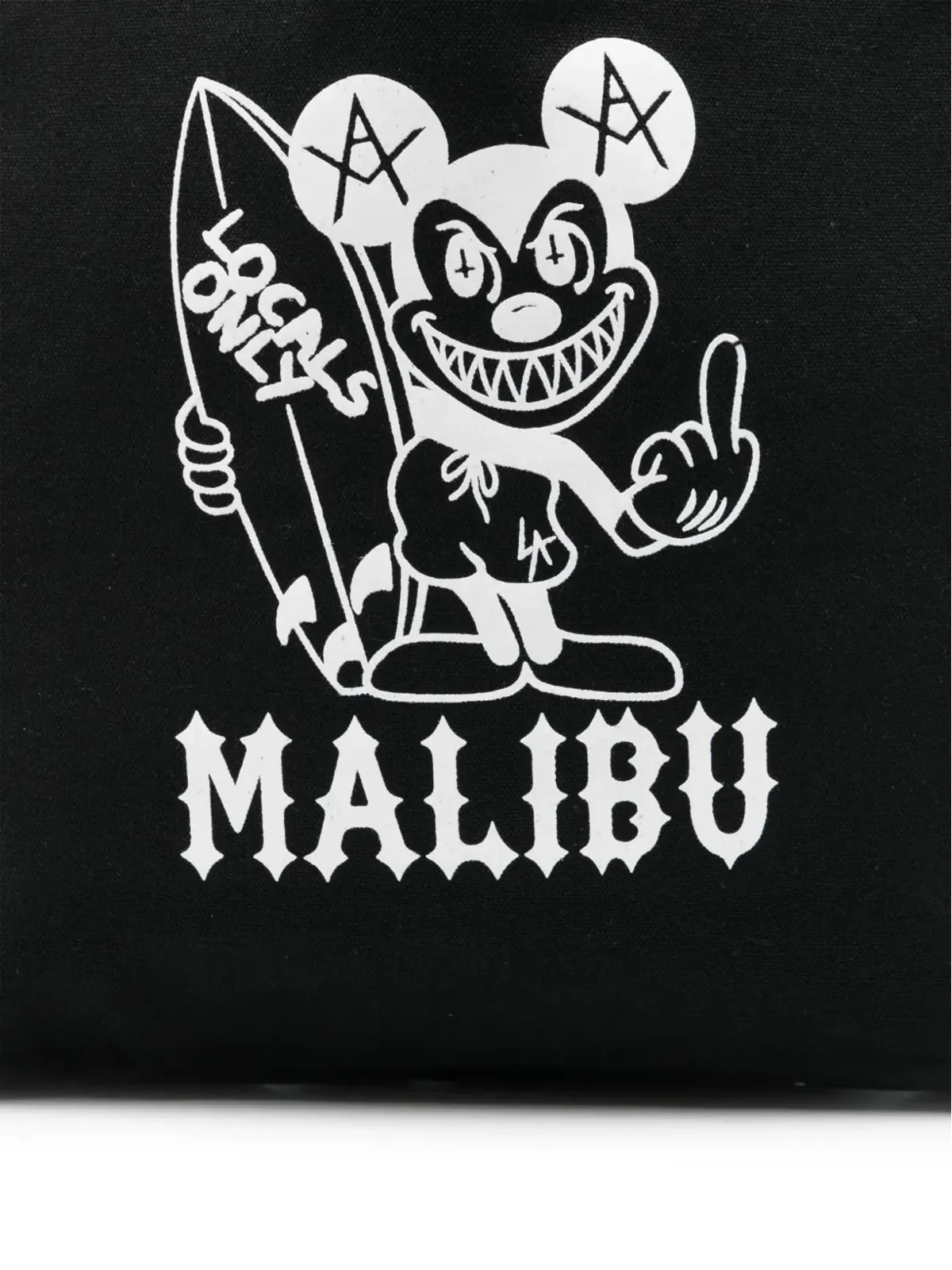 Local Authority グラフィックプリント トートバッグ - ブラック - 画像4