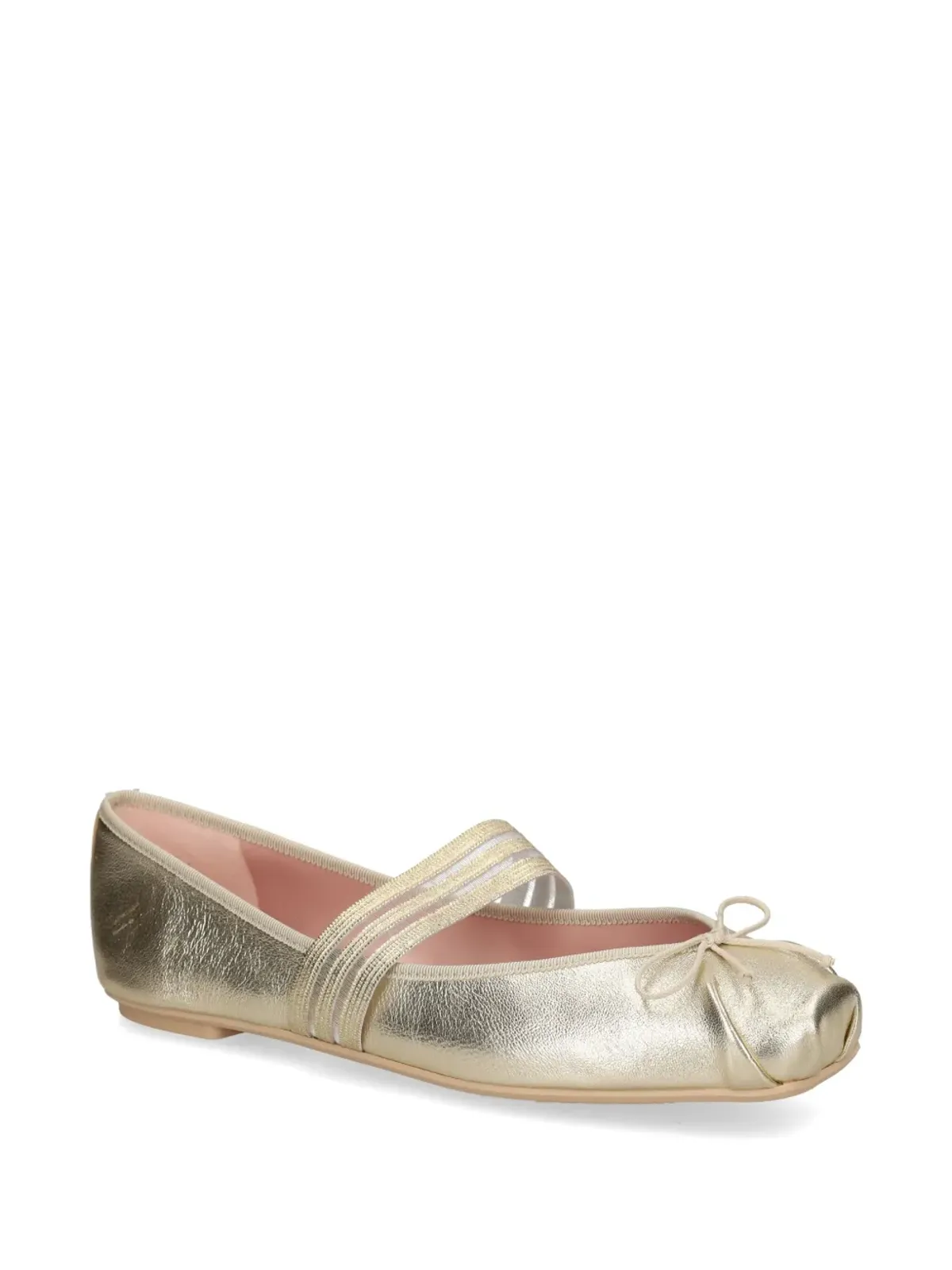 Pretty Ballerinas Kristen メタリック バレエフラット - 画像2