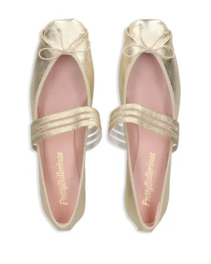 Pretty Ballerinas Kristen メタリック バレエフラット - サムネイル4