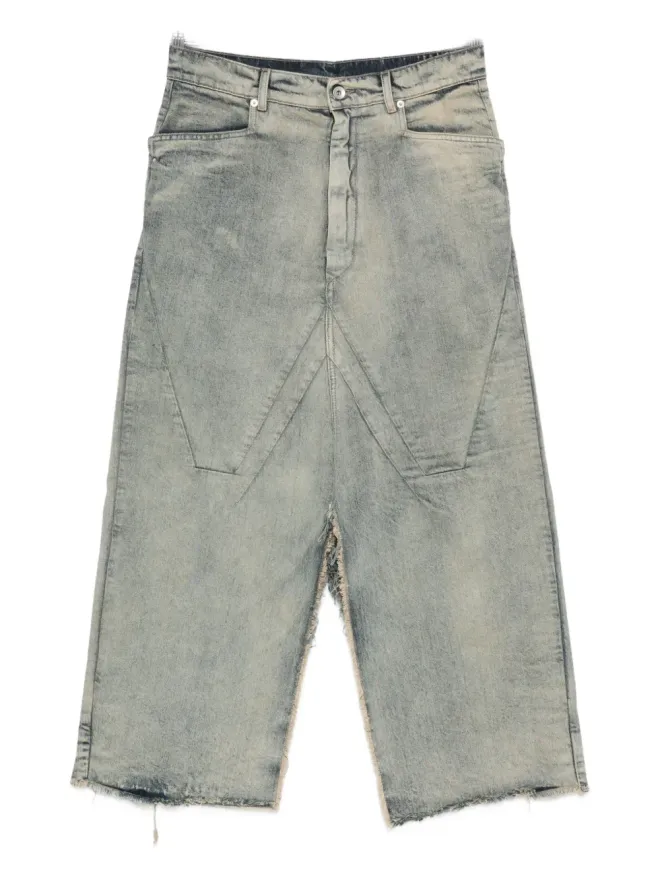 Rick Owens Rick Owens コットンデニムスカートの商品画像