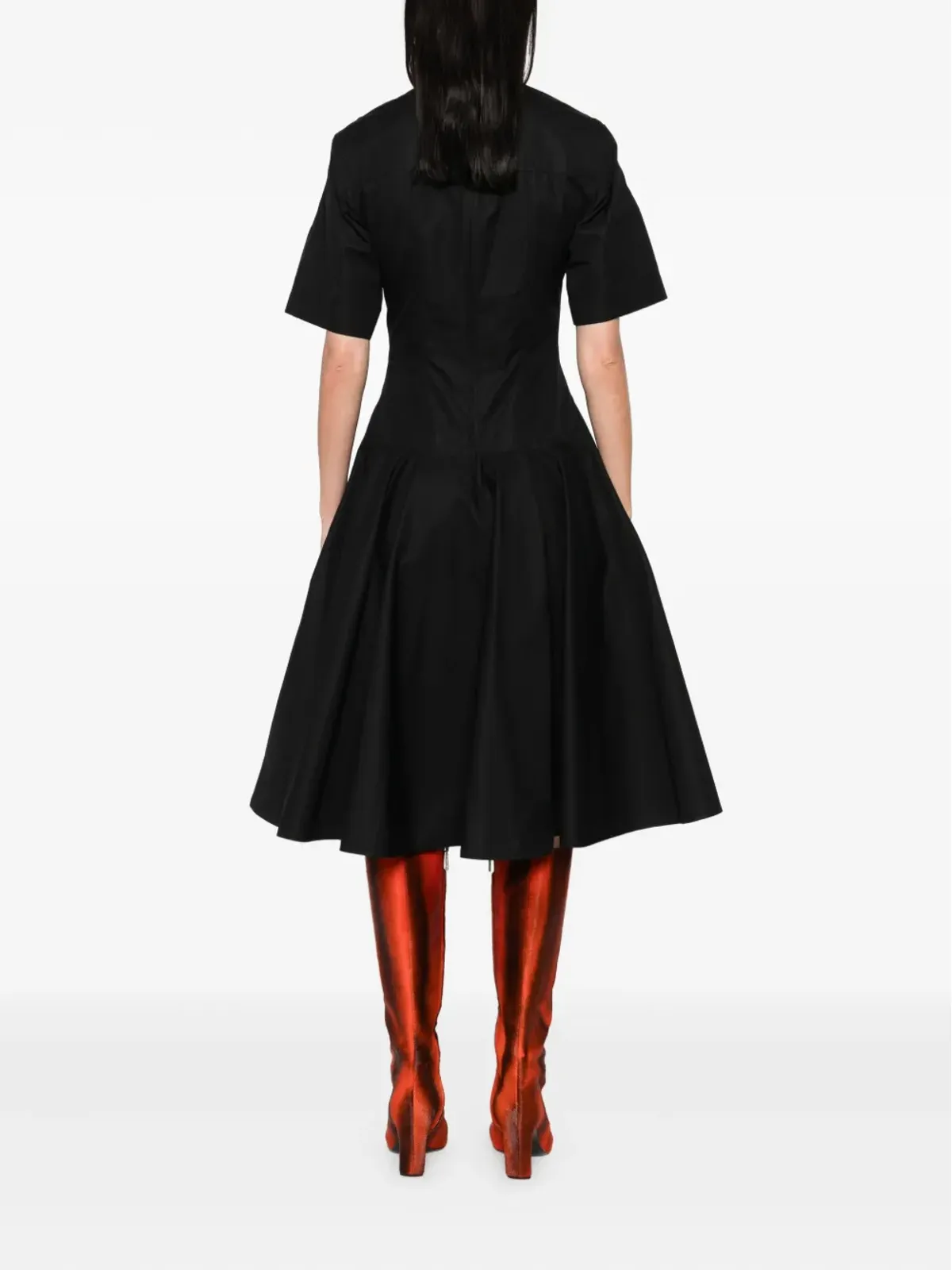 Alexander McQueen フレアミディドレス - 画像4