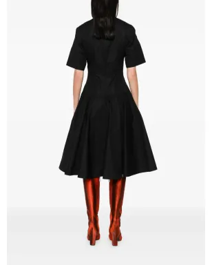 Alexander McQueen フレアミディドレス - サムネイル4