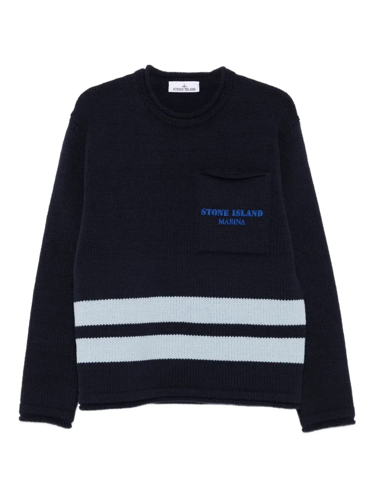 Stone Island ロゴプリント セーター - 画像1