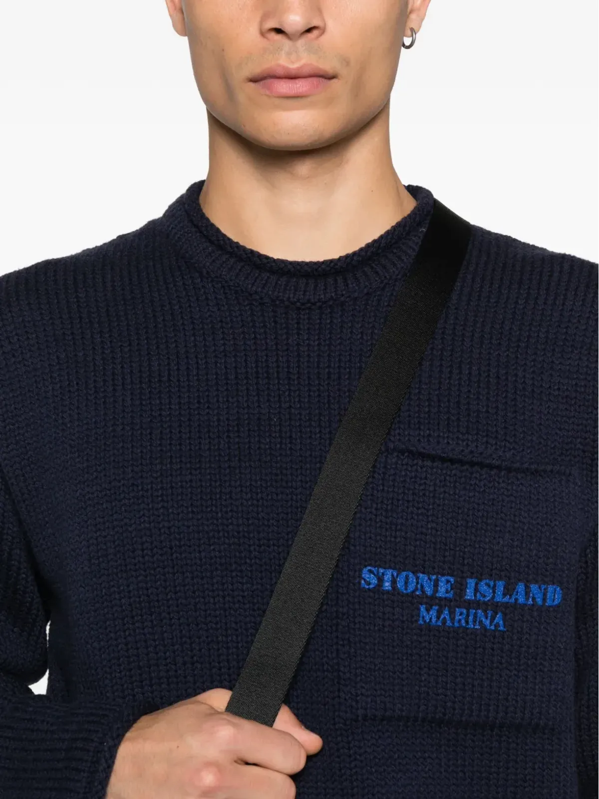 Stone Island ロゴプリント セーター - 画像5