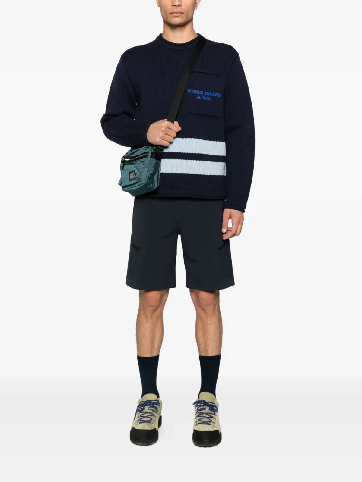 Stone Island ロゴプリント セーター - 画像2