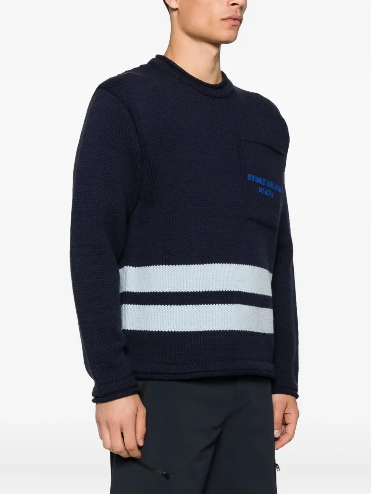 Stone Island ロゴプリント セーター - 画像3