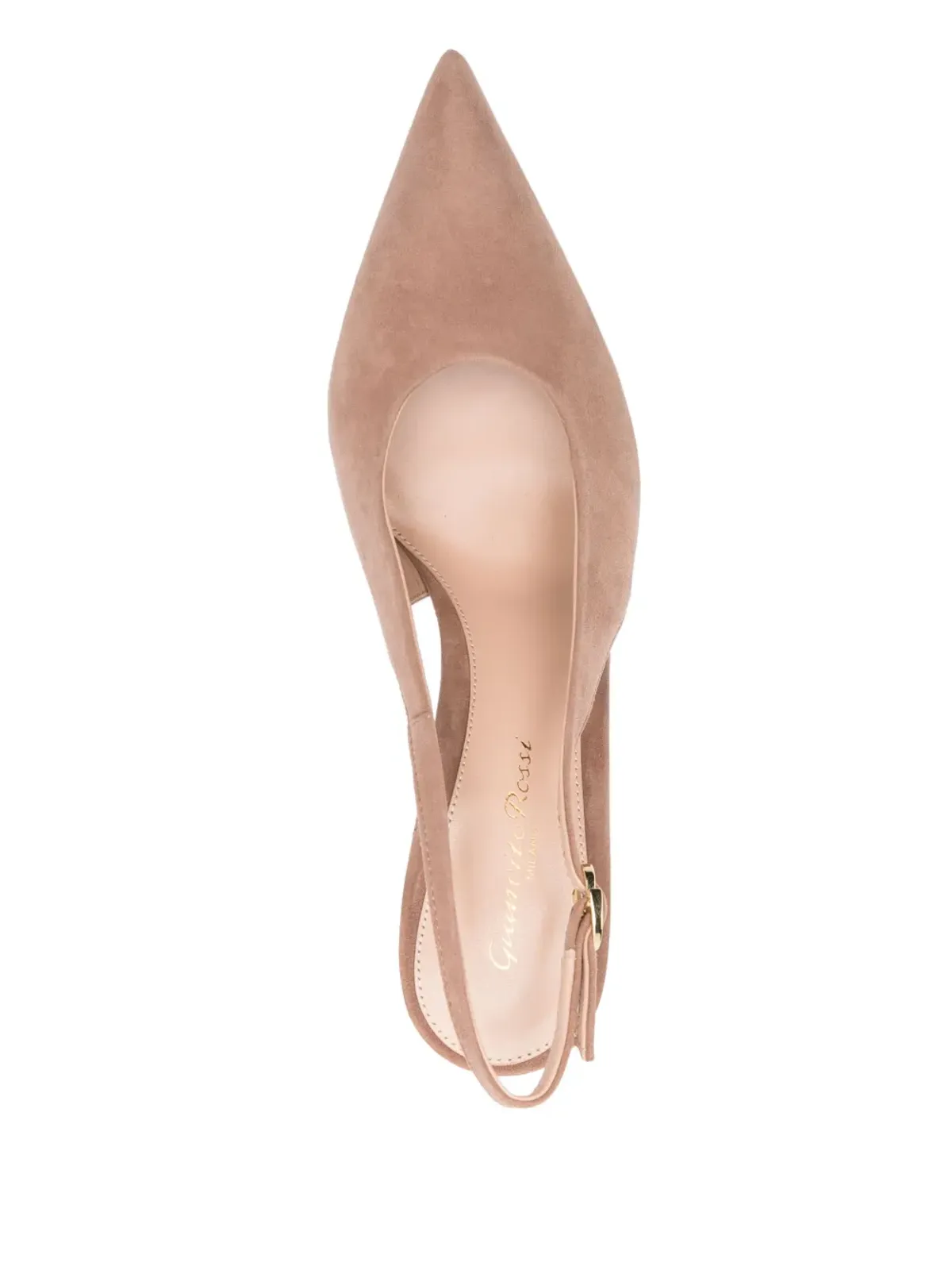 Gianvito Rossi Robbie 80mmパンプス - ベージュ系 - 画像4