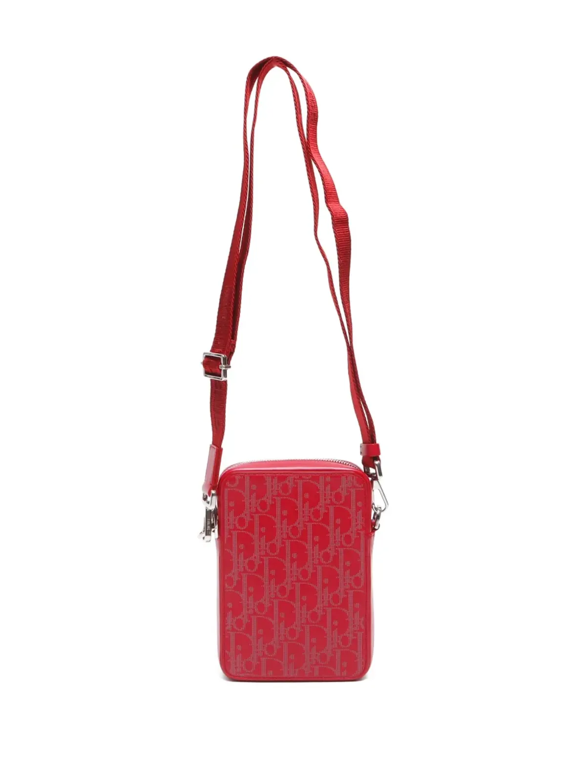 Christian Dior ビンテージ 2021年頃 カーフレザー クロスボディバッグ - カーディナルレッド - 画像5